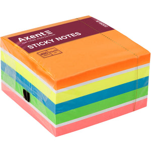 Sticky notes Axent 2326-53-A, 75x75 mm, 450 sheets, assorted colors