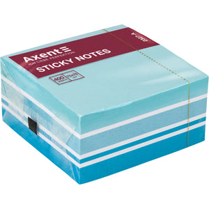Sticky notes Axent 2327-70-A, 75x75mm, 400 sheets, pastel blue