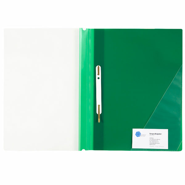 Report folder with corner pocket Axent 1306-25-A, А4, green
