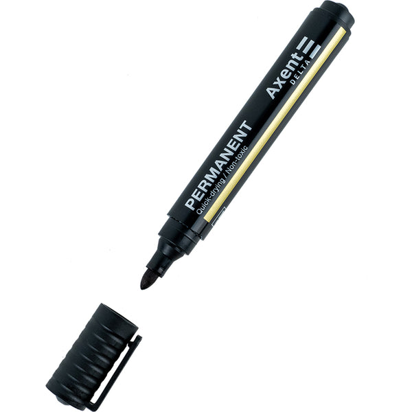Marker Permanent Delta D2604-01 Standard, 2 mm, okrągły czarny