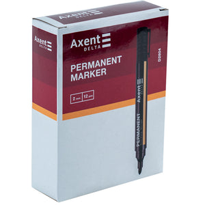 Marker Permanent Delta D2604-01 Standard, 2 mm, okrągły czarny