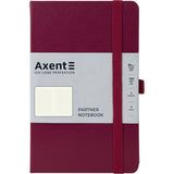 Notebook Axent Partner 8201-46-A, A5-, 125x195 mm, 96 sheets, squared, hard cover, wine
