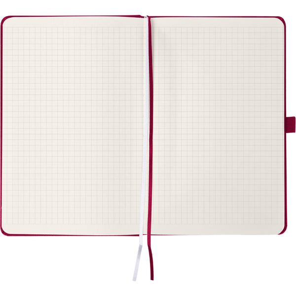 Notebook Axent Partner 8201-46-A, A5-, 125x195 mm, 96 sheets, squared, hard cover, wine
