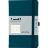 Notebook Axent Partner 8201-31-A, A5-, 125x195 mm, 96 sheets, squared, hard cover, malachite