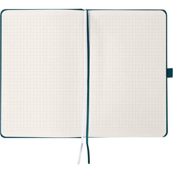 Notebook Axent Partner 8201-31-A, A5-, 125x195 mm, 96 sheets, squared, hard cover, malachite