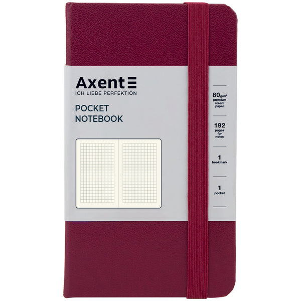 Notes Axent Partner 8301-46-A, 95*140, 96 kartek, kratka, winny