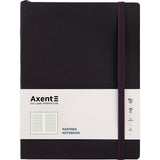 Notes Axent Partner Soft L 8615-01-A,190*250, 96 kartek, kratka, czarny