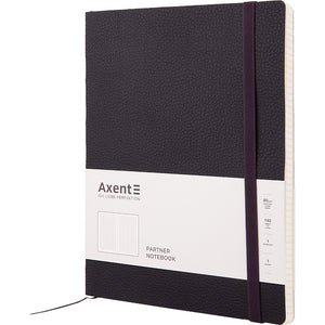 Notes Axent Partner Soft L 8615-01-A,190*250, 96 kartek, kratka, czarny