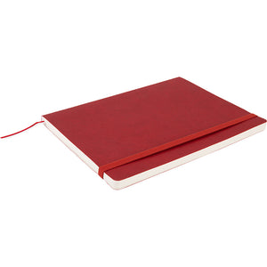 Notes Axent Partner Soft L 8615-06-A,190*250, 96 kartek, kratka, czerwony
