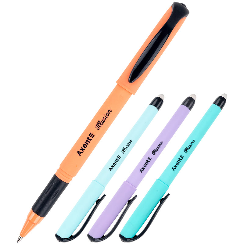 Gel pen "write-erase" Axent Illusion AG1094-02-A, 0.5 mm, blue