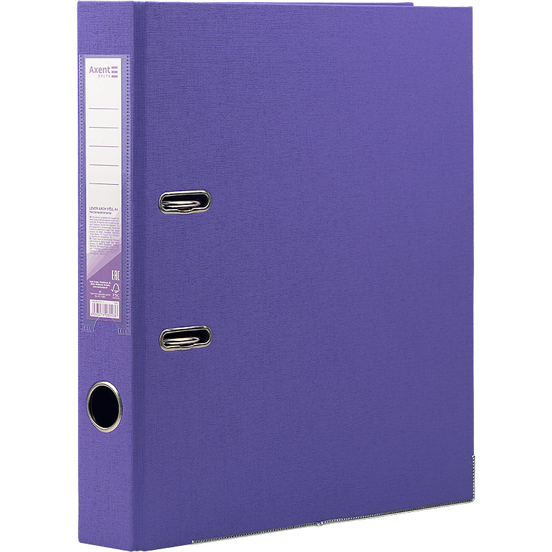 Segregator biurowy dwustronny Delta D1711-11P, A4, 5 cm, po rozłożeniu, fioletowy