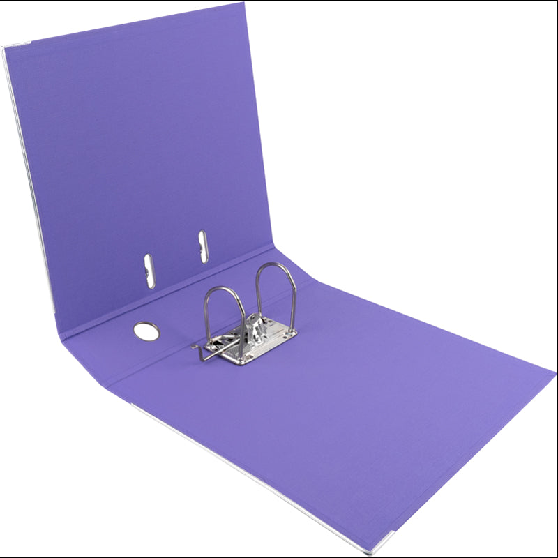 Segregator biurowy dwustronny Delta D1712-11P, A4, 7,5 cm, po rozłożeniu, fioletowy