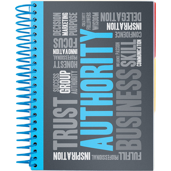 Notebook with dividers Axent 8405-05-A, А5, 120 sheets, squared, light blue