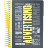 Notebook with dividers Axent  8405-06-A, А5, 120 sheets, squared, yellow