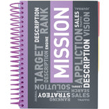 Notebook with dividers Axent 8405-07-A, А5, 120 sheets, squared, purple