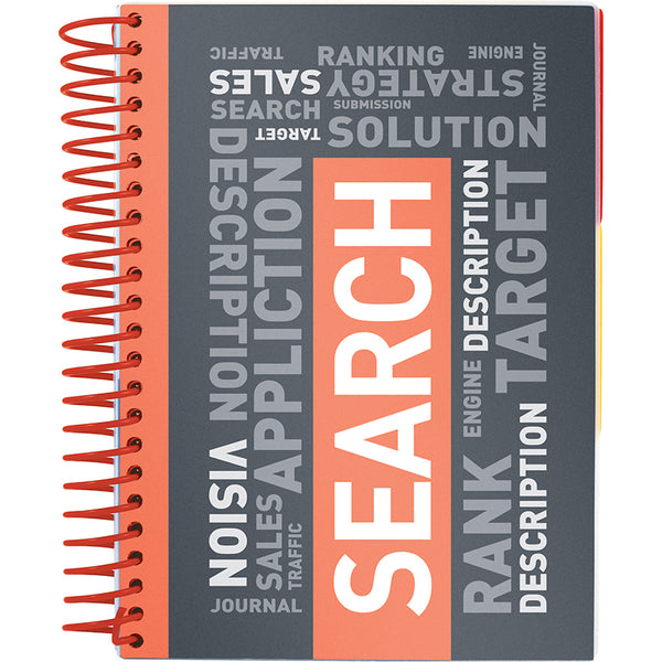 Notebook with dividers Axent 8405-08-A, А5, 120 sheets, squared, red