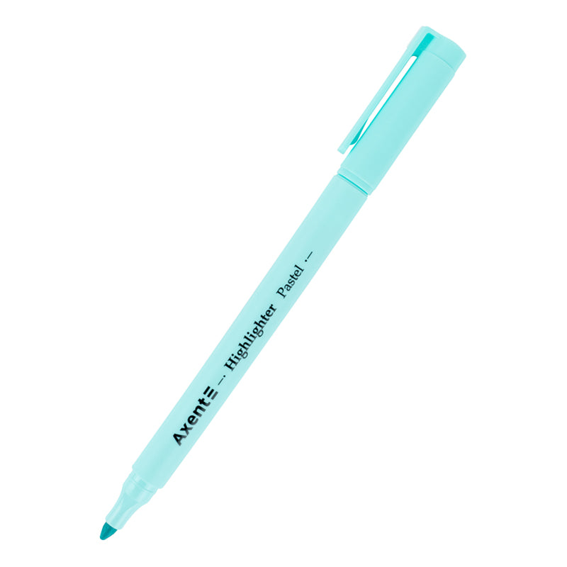 Marker Axent Highlighter Pastel 2533-09-A, 2-4 mm, turquoise