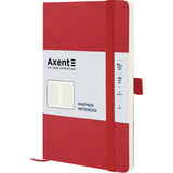 Notes Axent Partner Soft Skin 8616-06-A,125*195, 96 kartek, kratka, czerwony