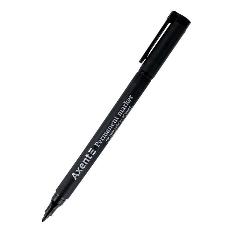 Marker Axent Permanent 2535-01-A, 1 mm, round, black