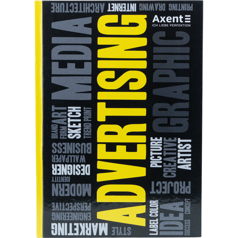 Notes Axent Colors 8421-06-A, А4, 80 kartek, kratka, żółty