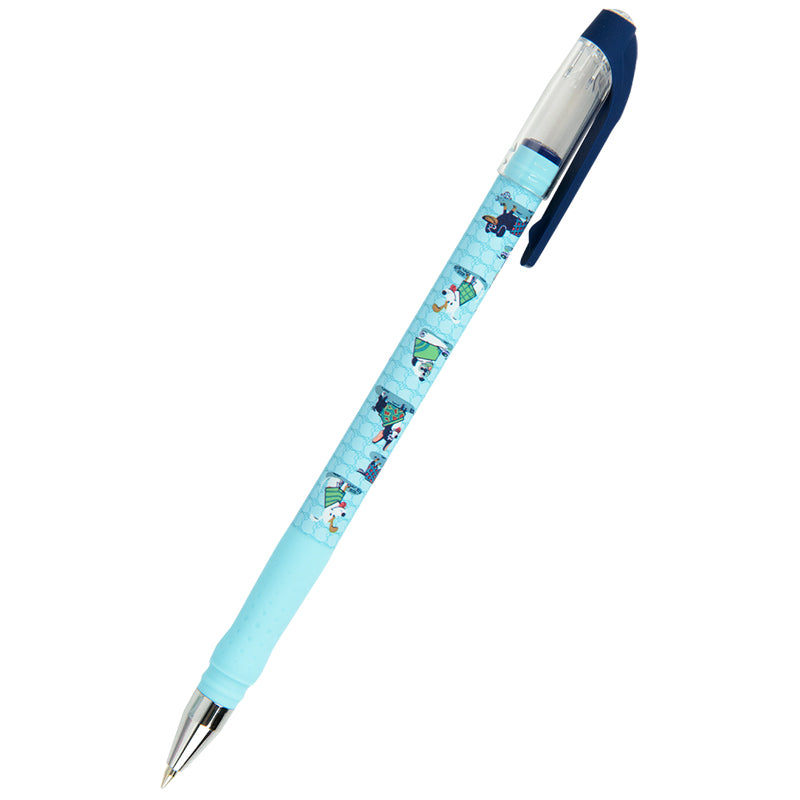 Ballpoint pen Axent Dogs AB1049-31-A, 0,5 mm, blue