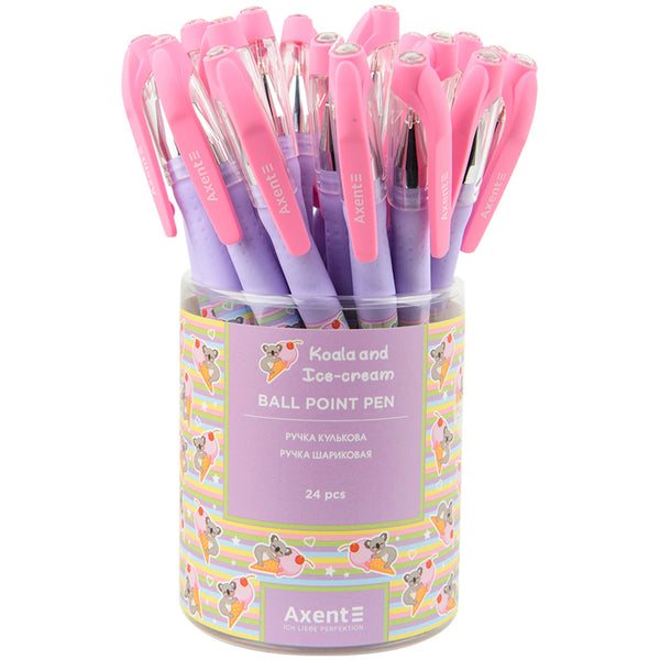 Ballpoint pen Axent Koala & ice cream AB1049-32-A, 0,5 mm, blue
