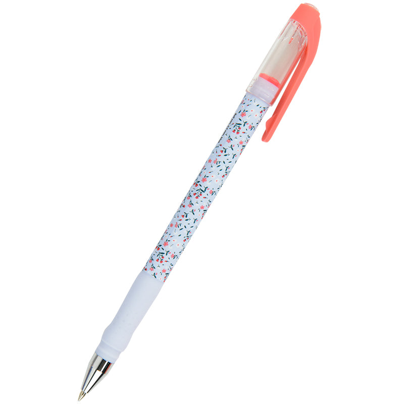 Ballpoint pen Axent Floral AB1049-37-A, 0,5 mm,  blue