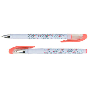 Ballpoint pen Axent Floral AB1049-37-A, 0,5 mm,  blue
