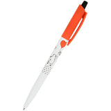 Ballpoint pen Axent Bear's love AB1090-35-A, retractable, blue