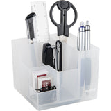 Desktop stationery organizer Axent Cube 2106-21-A, in a color box, white
