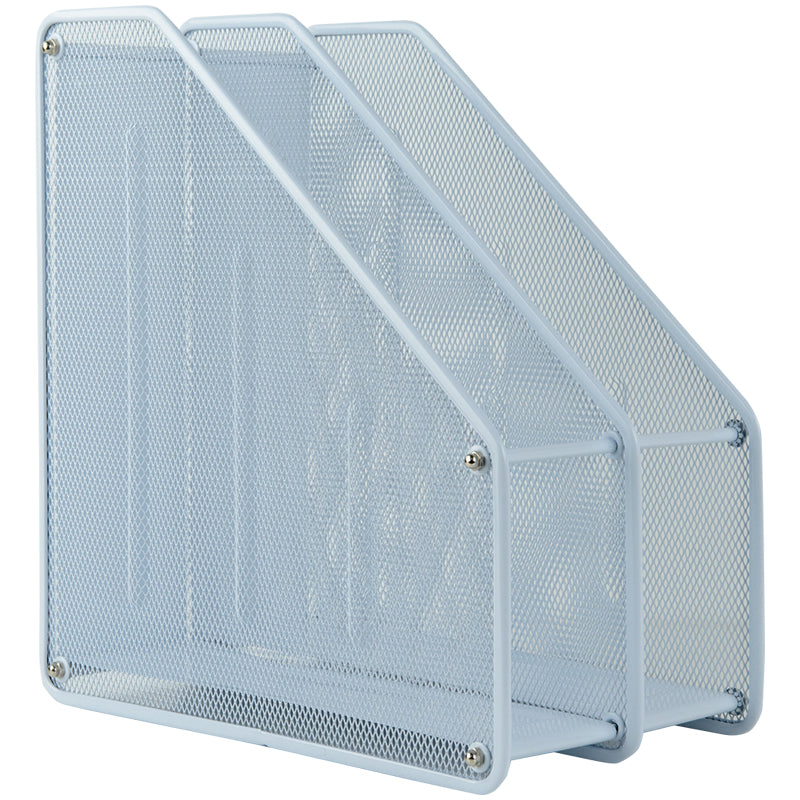 Document tray Axent 2126-21-A vertical 2-in-1, metal, white