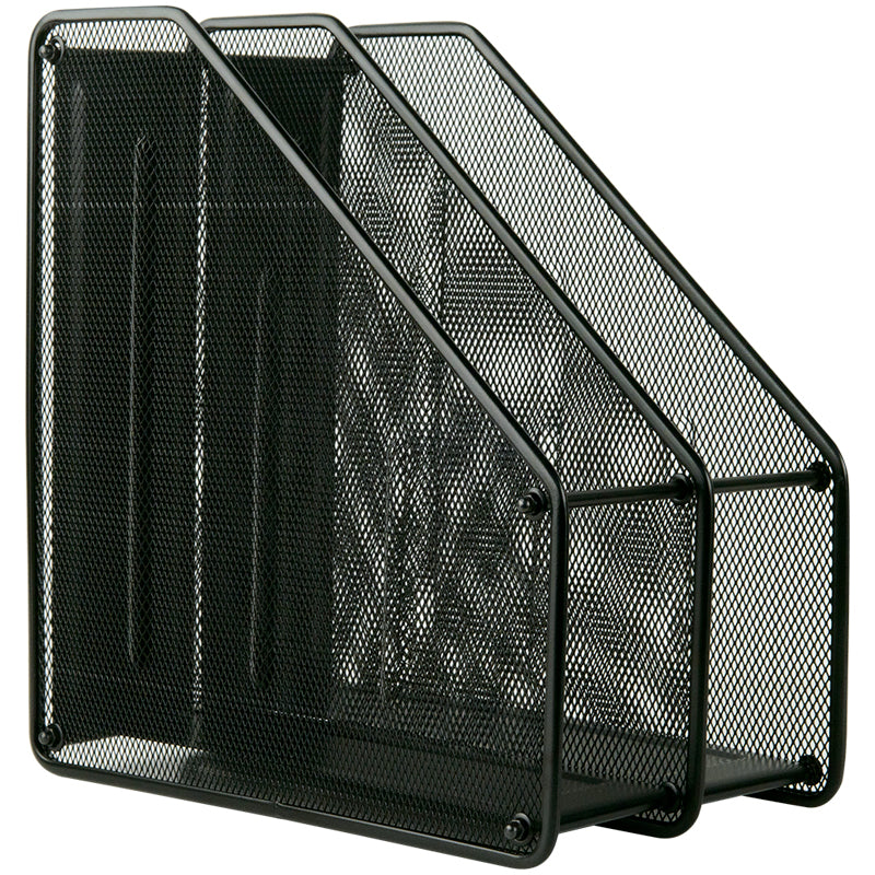 Document tray Axent 2126-01-A vertical 2-in-1, metal, black