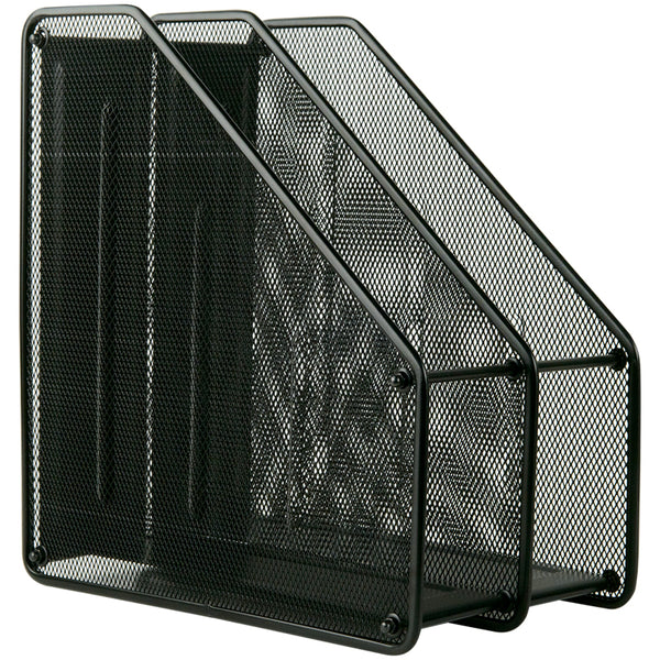 Document tray Axent 2126-01-A vertical 2-in-1, metal, black
