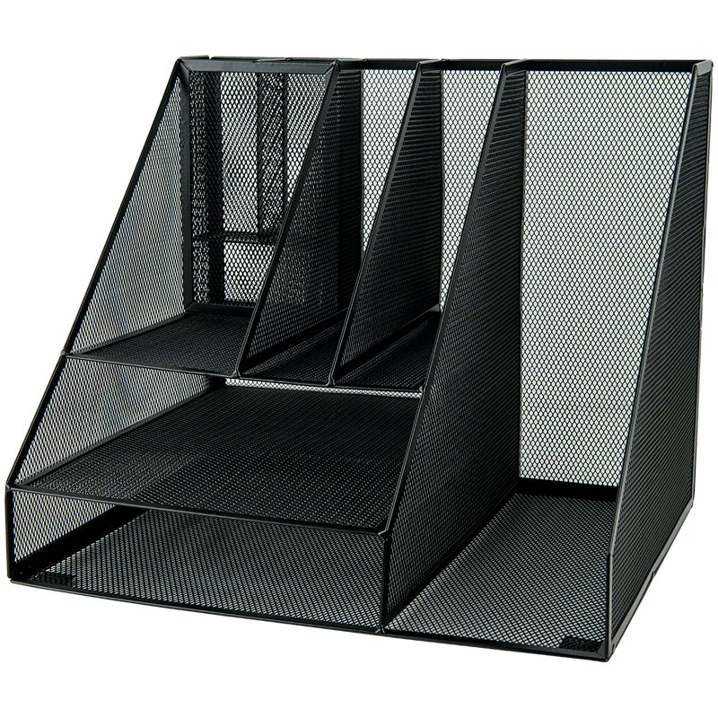 Desk organizer multi-functional Axent 2127-01-A, 345x290x290 mm, metal, black