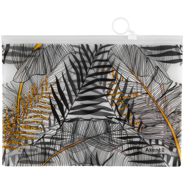 Teczka na suwak Axent 1445-01-A, A5, Soft Touch, Jungle