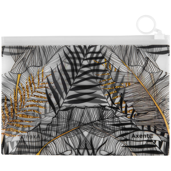 Zipper folder zip-lock Axent Soft Touch Jungle 1446-01-A, B6