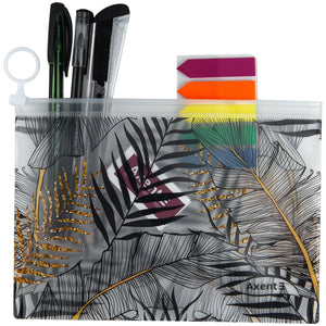 Zipper folder zip-lock Axent Soft Touch Jungle 1446-01-A, B6