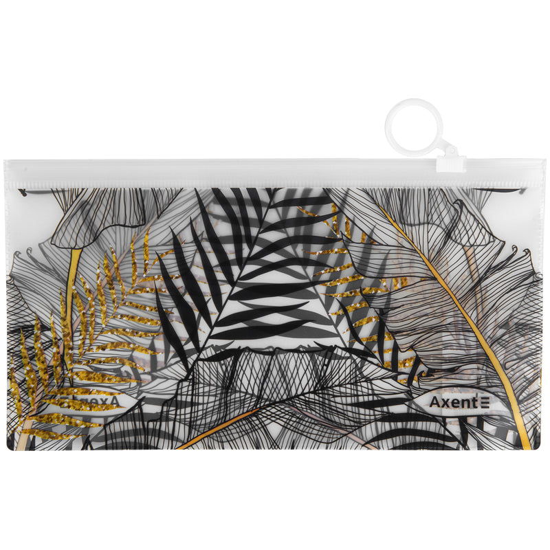 Zipper folder zip-lock Axent Soft Touch Jungle 1447-01-A, DL