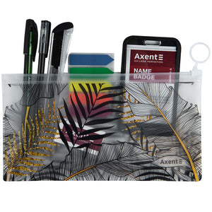Teczka na suwak Axent 1447-01-A, DL, Soft Touch, Jungle