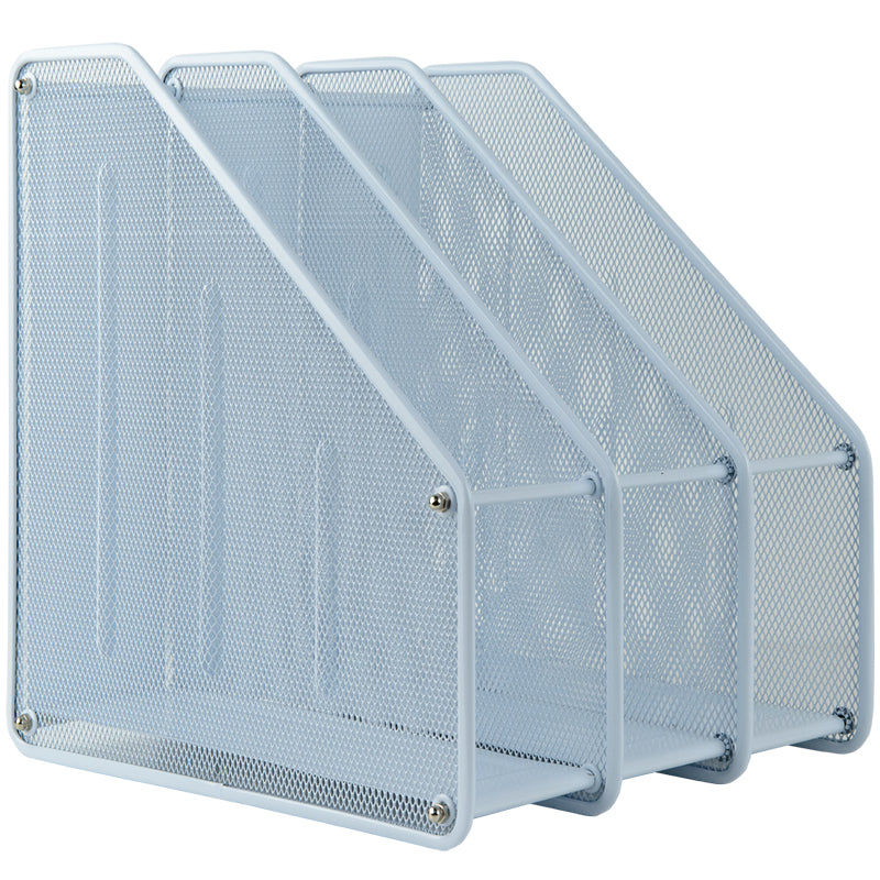 Document tray Axent 2128-21-A vertical 3-in-1, metal, white