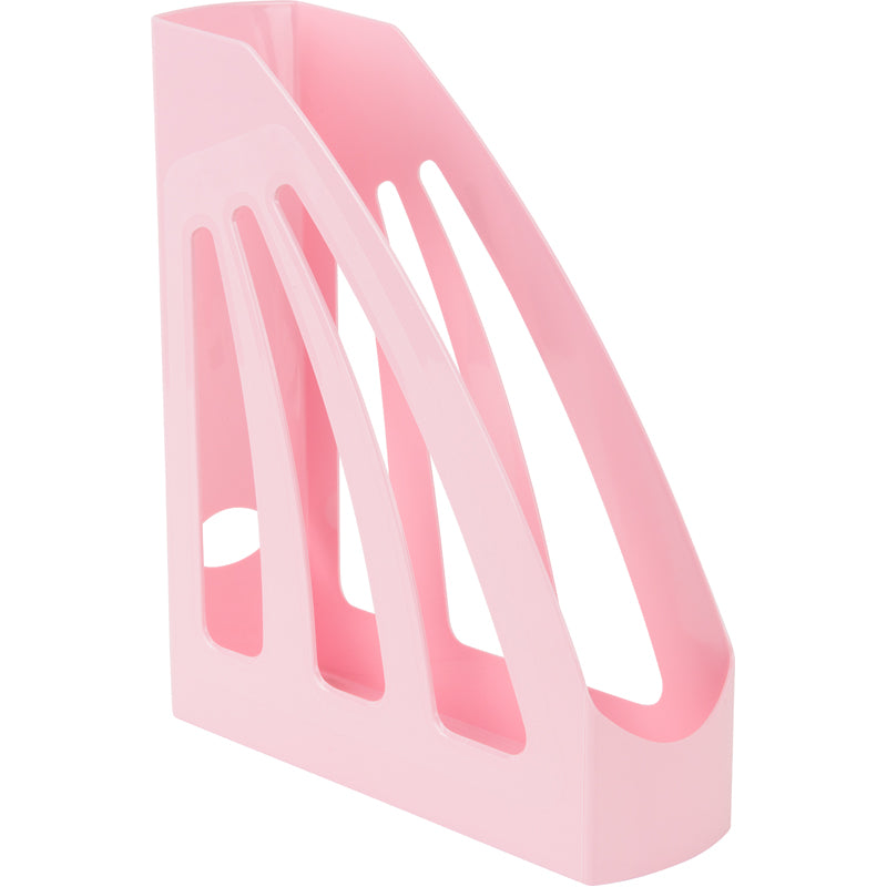 Document tray vertical Axent Pastelini 4045-10-А, 315x245x75 mm, pink