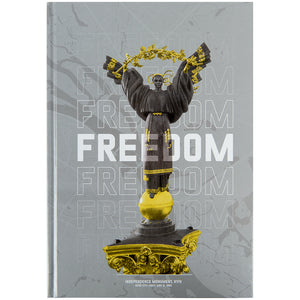 Notebook Axent Freedom 8422-550-A, А4, 96 sheets, squared, grey