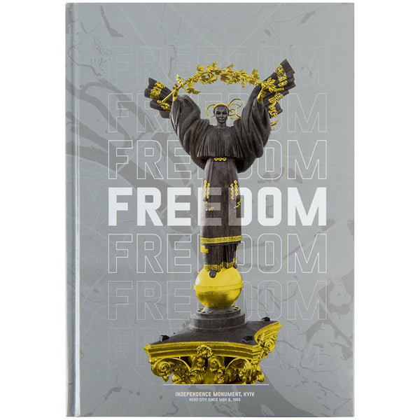 Notebook Axent Freedom 8422-550-A, А4, 96 sheets, squared, grey