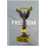 Notebook Axent Freedom 8422-550-A, А4, 96 sheets, squared, grey