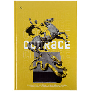 Notes Axent Courage 8422-552-A, А4, 96 kartek, kratka, żółty