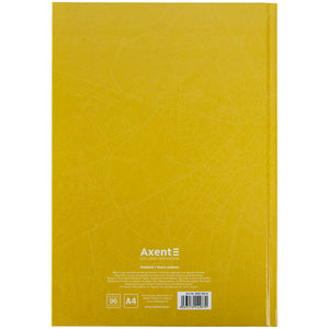 Notes Axent Courage 8422-552-A, А4, 96 kartek, kratka, żółty