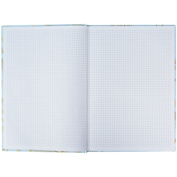 Notebook Axent Waves 8422-560-A, А4, 96 sheets, squared, light blue