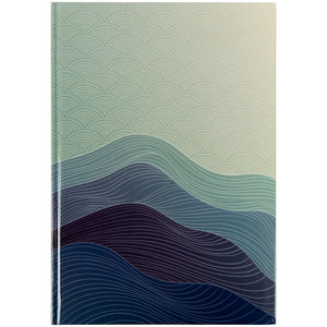 Notes Axent Waves 8422-562-A, А4, 96 kartek, kratka, błękitny