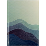 Notebook Axent Waves 8422-562-A, А4, 96 sheets, squared, blue