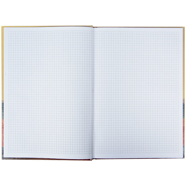 Notes Axent Waves 8422-563-A, А4, 96 kartek, kratka, brązowy